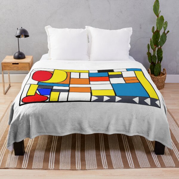 Item preview, Abstract Geometric Shapes Colorful Composition Art designed and sold by design2xstudio.