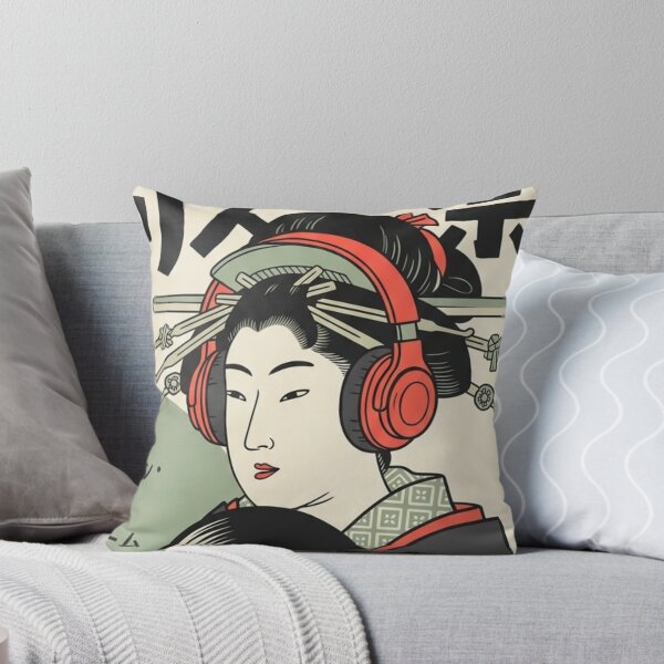 Item preview, Geisha Drops the Bass While the Breakfast Goblin Files a Noise Complaint designed and sold by Print Fiction.