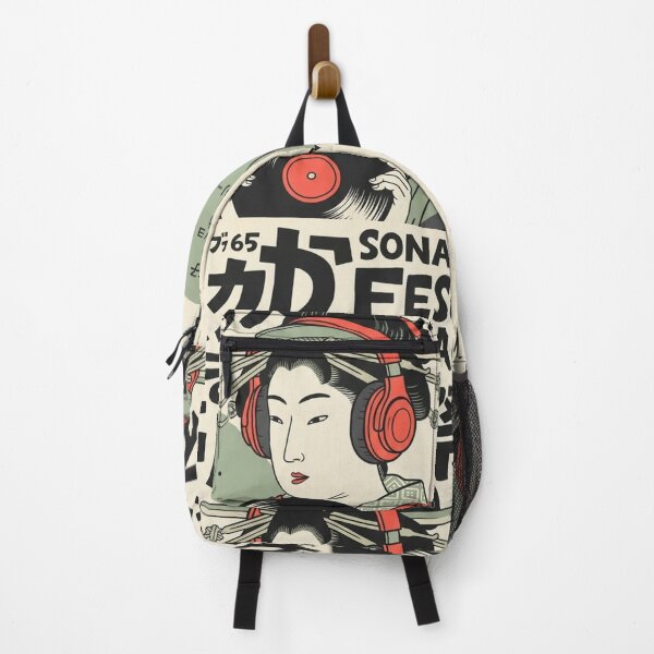 Item preview, Geisha Drops the Bass While the Breakfast Goblin Files a Noise Complaint designed and sold by Print Fiction.