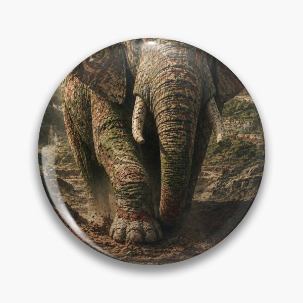 Item preview, Methodical Builder Nature Builds Elephant Mosaic Stone Graphic T-Shirt designed and sold by SavannaStrikes.