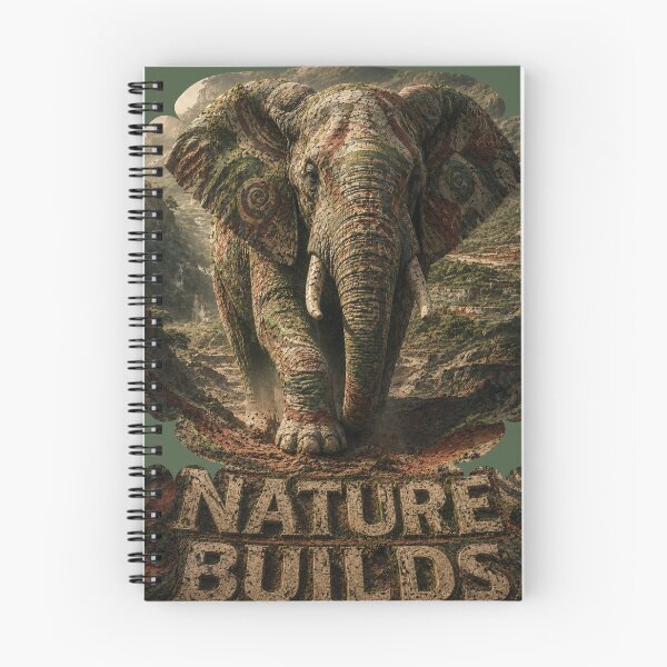 Item preview, Methodical Builder Nature Builds Elephant Mosaic Stone Graphic T-Shirt designed and sold by SavannaStrikes.