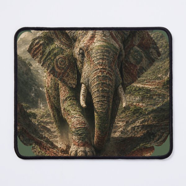 Item preview, Methodical Builder Nature Builds Elephant Mosaic Stone Graphic T-Shirt designed and sold by SavannaStrikes.