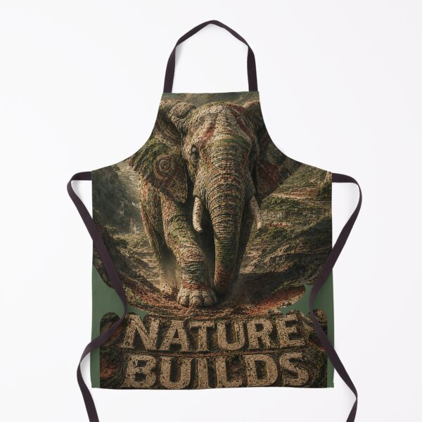 Item preview, Methodical Builder Nature Builds Elephant Mosaic Stone Graphic T-Shirt designed and sold by SavannaStrikes.