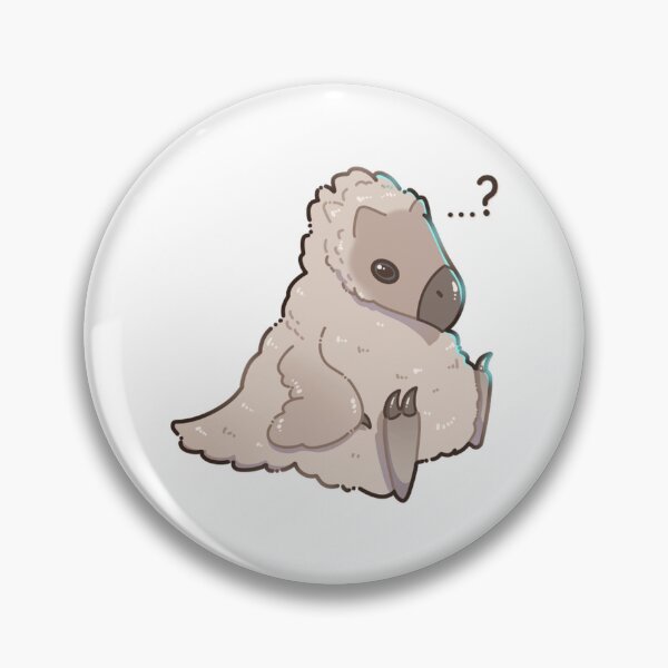 Item preview, Cute Baby Prehistoric Bird Confused Fantasy Creature Art designed and sold by DesertMoonArts.