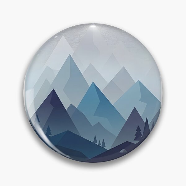 Item preview, Geometric Layered Mountain Minimalist Vector Design designed and sold by Yellowriversss.