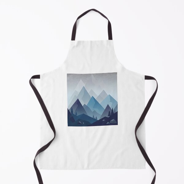 Item preview, Geometric Layered Mountain Minimalist Vector Design designed and sold by Yellowriversss.