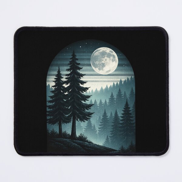 Item preview,  vintage moon forest art designed and sold by stikrusak.