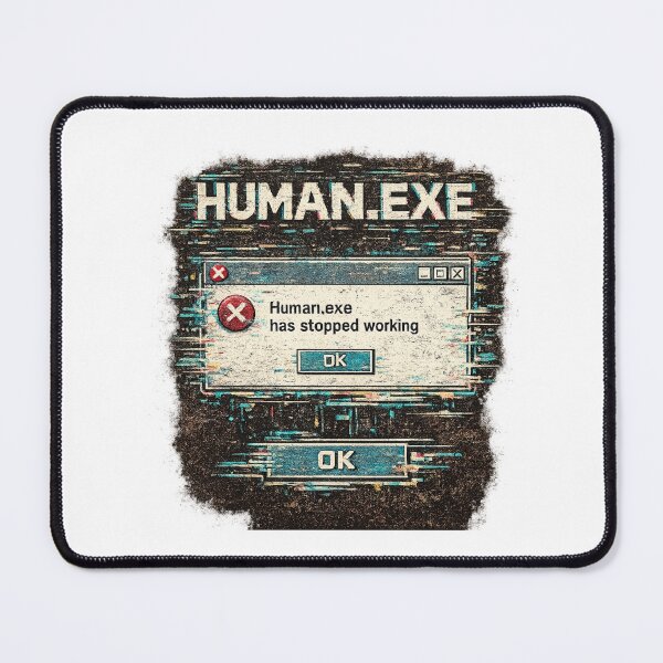 Item preview, Human.exe Has Stopped Working designed and sold by PeterPunkt.