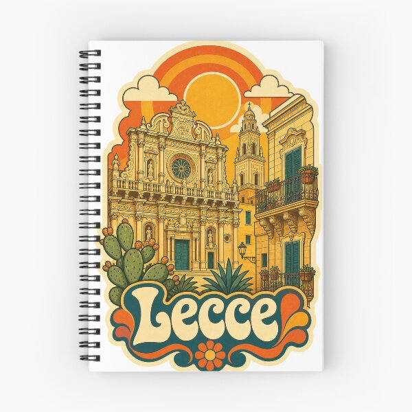Item preview, Lecce Italy Travel Souvenir - Retro Illustration designed and sold by VisualArtsOasis.