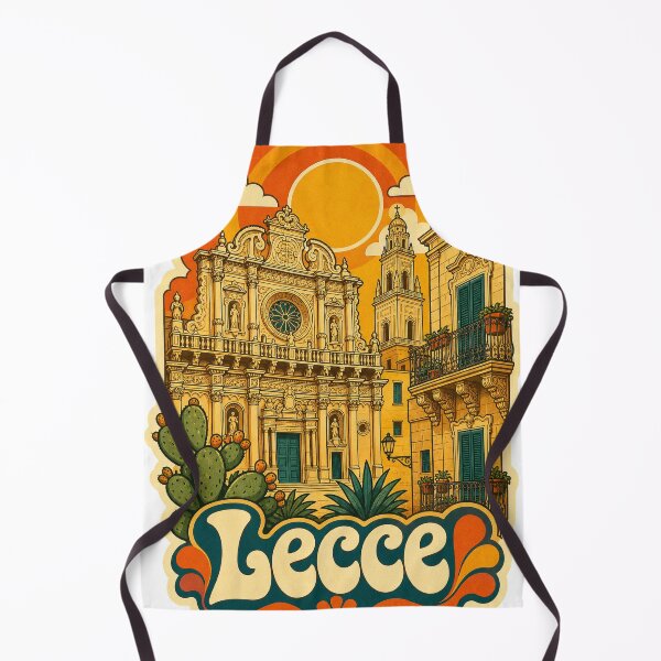 Item preview, Lecce Italy Travel Souvenir - Retro Illustration designed and sold by VisualArtsOasis.