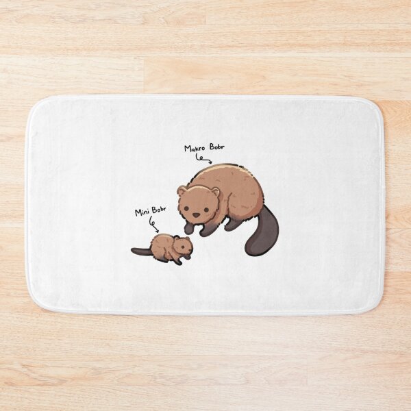 Item preview, Mini Bober And Macro Bober Funny Polish Beaver Meme Art designed and sold by DesertMoonArts.