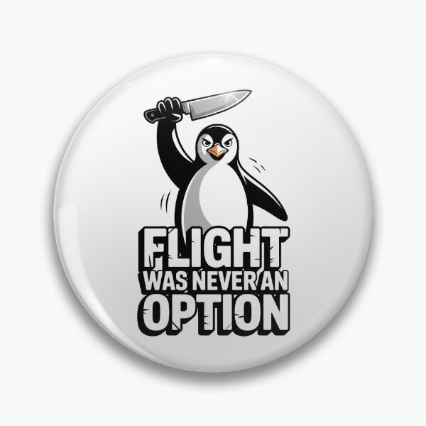 Item preview, Flight Was Never an Option Angry Penguin designed and sold by OlizaPrint.