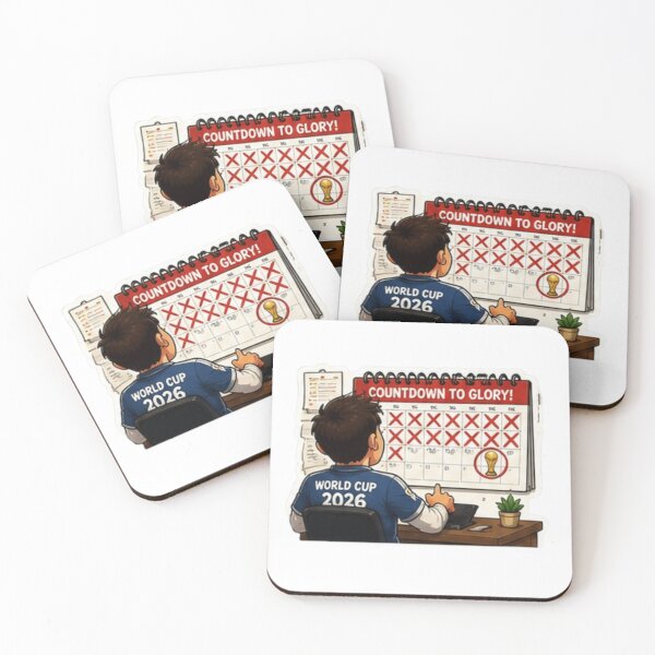 Item preview, Countdown to Glory World Cup 2026 Funny Football Fan  designed and sold by Pixanova.