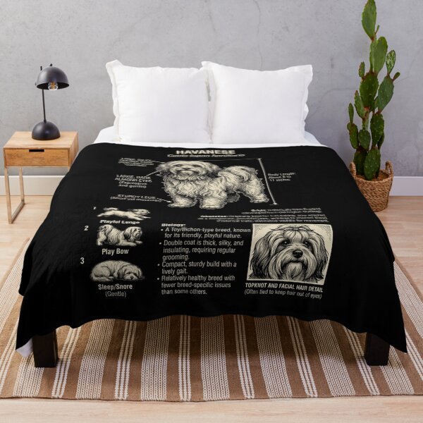 Item preview, Havanese Scientific Anatomy Biology Dog Lover designed and sold by Kimberley King Art King Art.