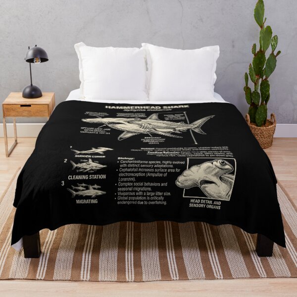 Item preview, Hammerhead Shark Scientific Anatomy Biology Animal Lover designed and sold by Kimberley King Art King Art.