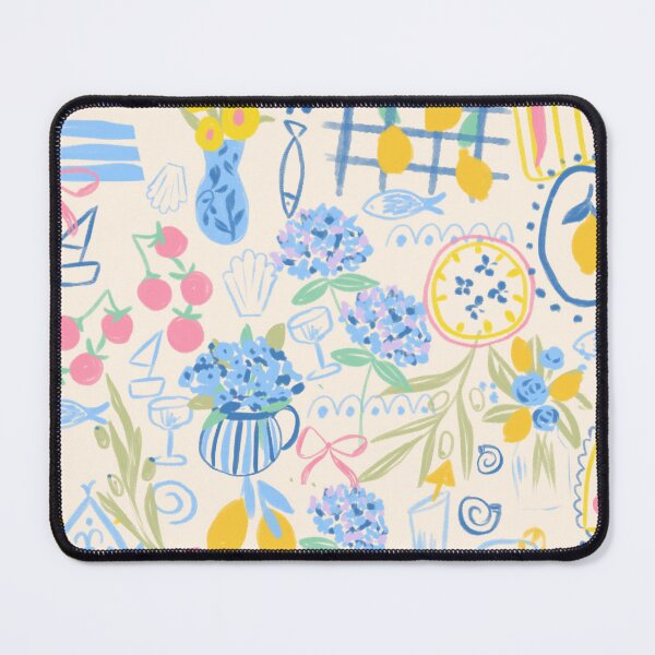 Item preview, Farmers Market in Italian Sicily Style with fruits and veggies collage designed and sold by aneladesigns.