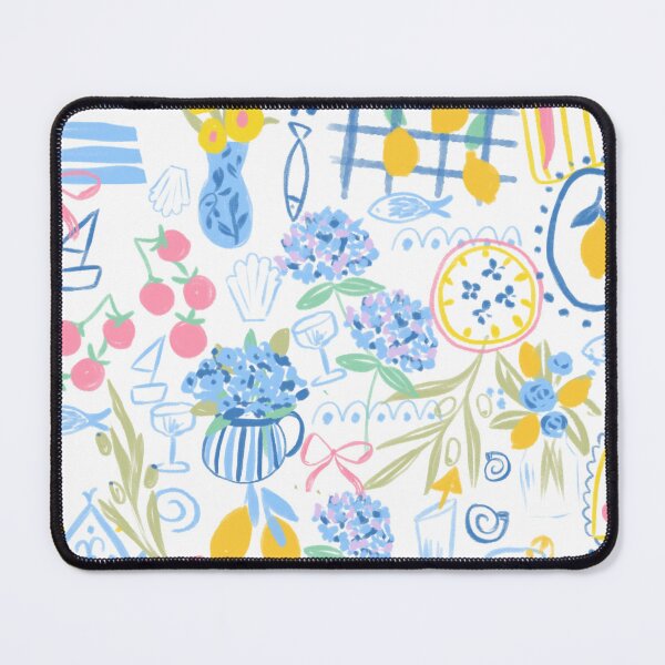 Item preview, Farmers Market in Italian Sicily Style with fruits and veggies collage designed and sold by aneladesigns.