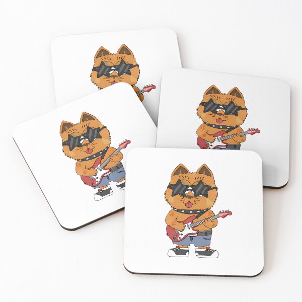 Item preview, Guitarist Cat designed and sold by LazyKittenCo.