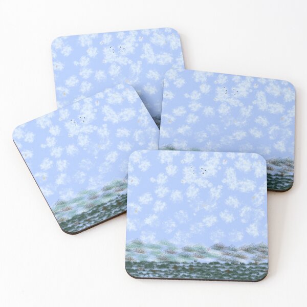 Item preview,  Peaceful Sky Watercolor Art Print designed and sold by Desolaa_Arts.