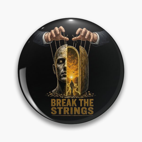 Item preview, Break The Strings – Freedom From Control | Empowerment, Self-Liberation & Motivational Art designed and sold by thoughtswear.