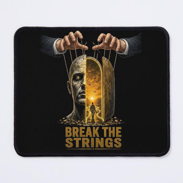 Item preview, Break The Strings – Freedom From Control | Empowerment, Self-Liberation & Motivational Art designed and sold by thoughtswear.