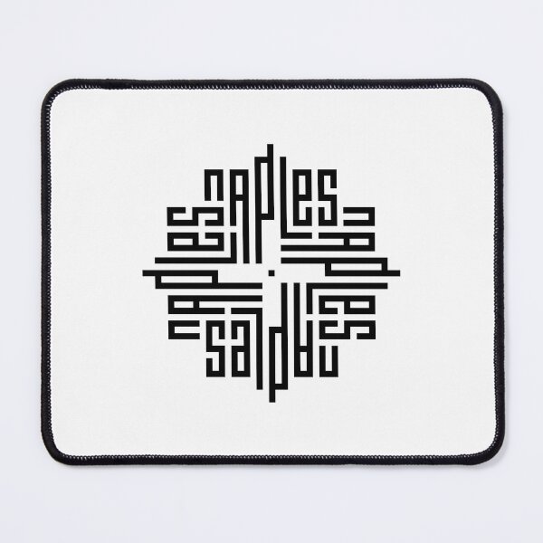 Item preview, NAPLES | Black  | Modern Geometric Kufi Calligraphy | From Name to Art   designed and sold by FOR YOUR NAME.