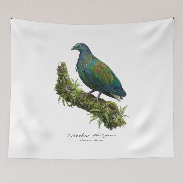 Item preview, Nicobar Pigeon on Tropical Tree designed and sold by Takeda-art.