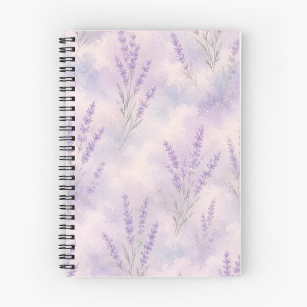 Item preview, Pastel Lavender Watercolor Floral Pattern Art designed and sold by ChubbyGoong.