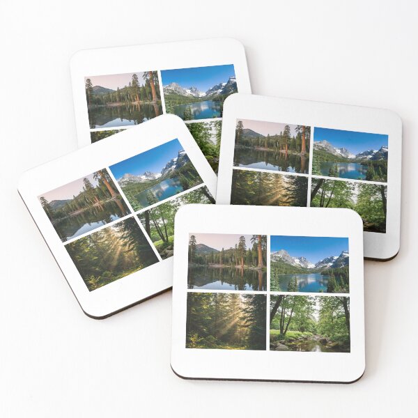 Item preview, Forest & Mountain Reflections – Nature Collage designed and sold by Gabe1983.