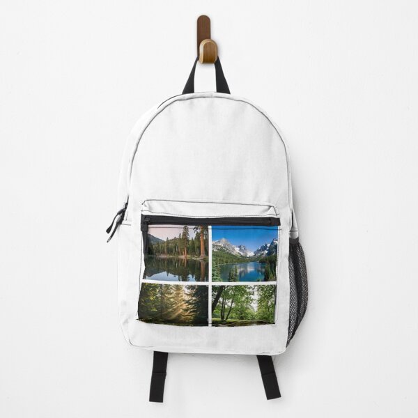 Item preview, Forest & Mountain Reflections – Nature Collage designed and sold by GabeMountainArt.