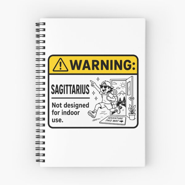 Item preview, Warning Sagittarius Not For Indoor Use designed and sold by MonkiFlipp.