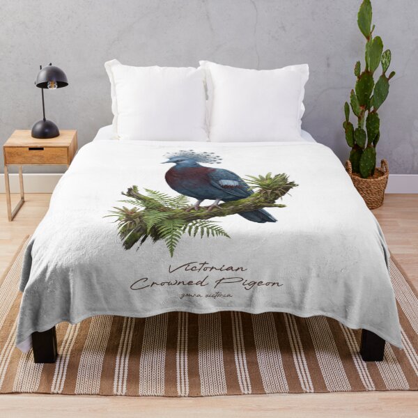 Item preview, Victorian Crowned Pigeon on Tropical Tree designed and sold by Takeda-art.