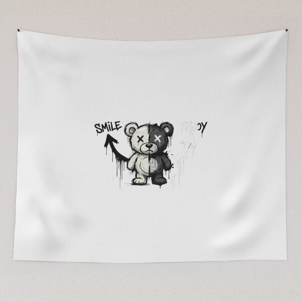 Item preview, SmileEnjoyBear–GraffitiStreetArtDesign designed and sold by ShirtsUp-Lane.
