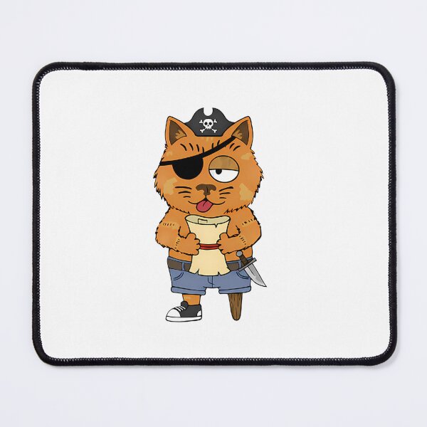 Item preview, Pirate Captain Cat designed and sold by LazyKittenCo.