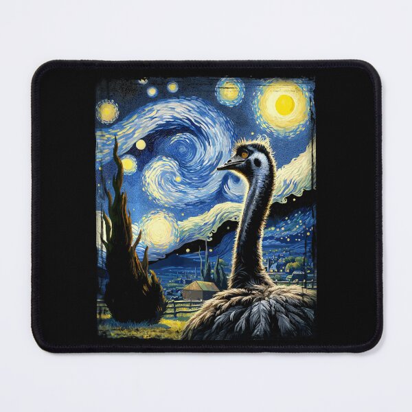 Item preview, Van Gogh Style Starry Night Ostrich designed and sold by Littermin.