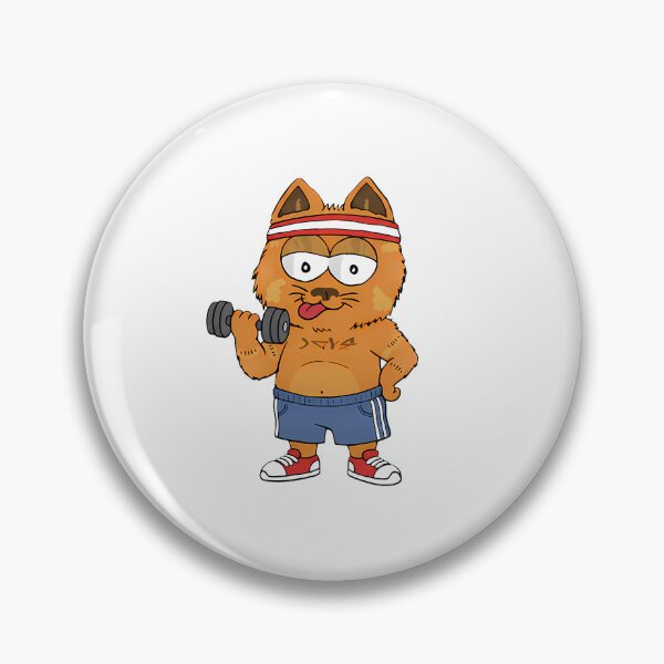 Item preview, Fitness Cat designed and sold by LazyKittenCo.