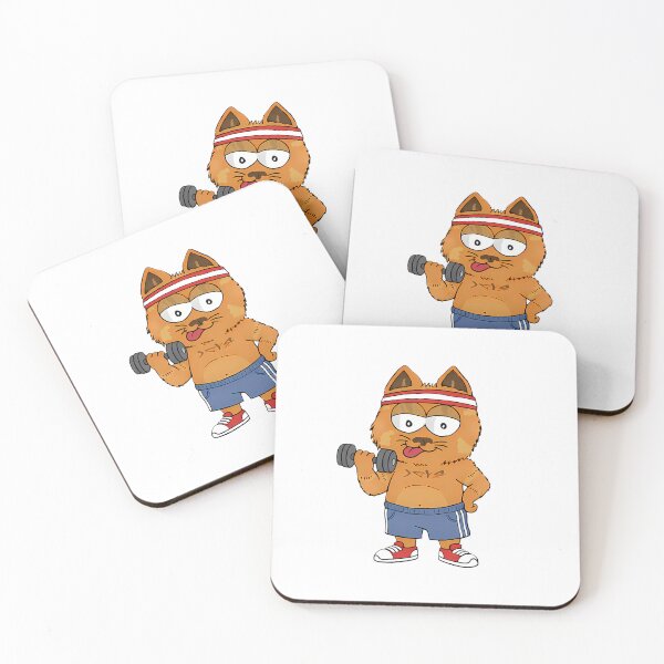 Item preview, Fitness Cat designed and sold by LazyKittenCo.