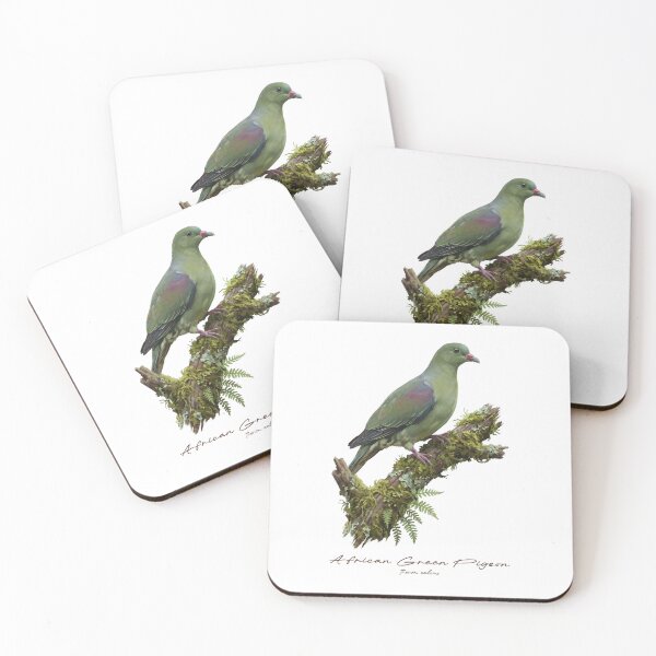 Item preview, African Green Pigeon on Mossy Tree designed and sold by Takeda-art.