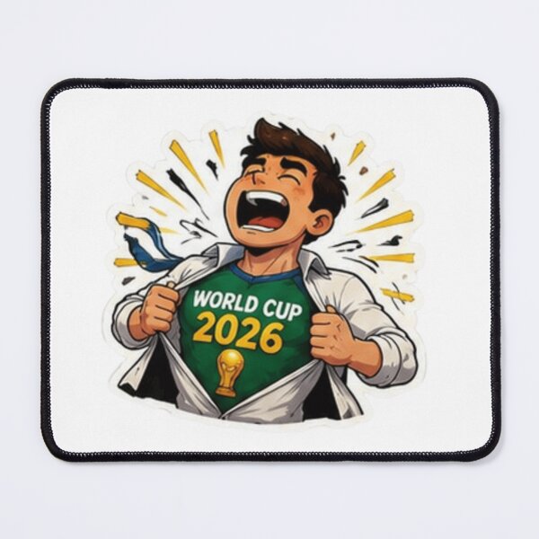 Item preview, World Cup 2026 Super Fan Mode Funny Football designed and sold by Pixanova.