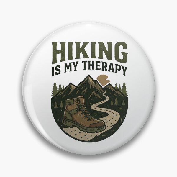 Item preview, Hiking Is My Therapy Smoky Mountains Vintage Hiking Boot designed and sold by Yellowriversss.