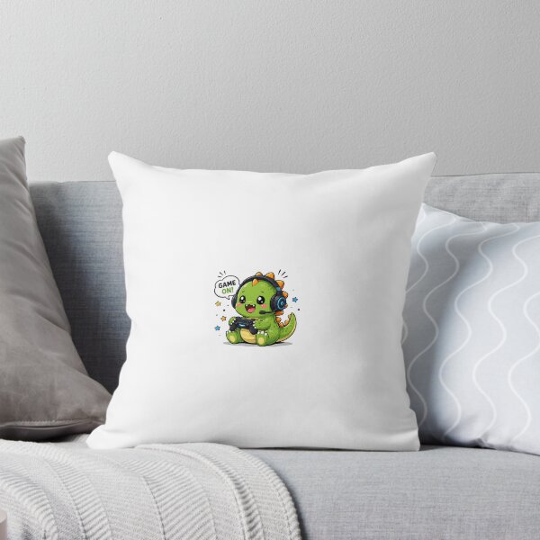 Item preview, Cute Gaming Dino Game On designed and sold by Happy Ghost Studio.
