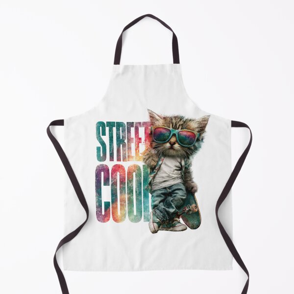 Item preview, Street cool cat skateboarder designed and sold by Tiny-Love ⭐⭐⭐⭐⭐.