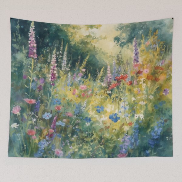 Item preview, Summer Wildflowers Landscape  designed and sold by SeaStarAlex.