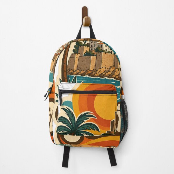 Item preview, Peniscola Spain Travel Souvenir - Retro Illustration designed and sold by VisualArtsOasis.