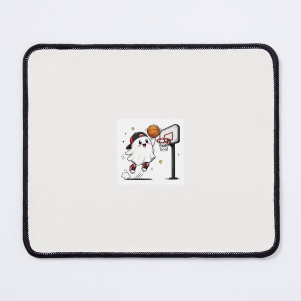 Item preview, Cute Ghost Slam Dunk Basketball Sticker designed and sold by Happy Ghost Studio.