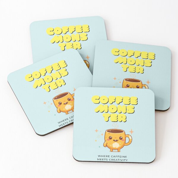 Item preview, monster holding a coffee cup with "Need Coffee" text. designed and sold by TanmayCreates01.