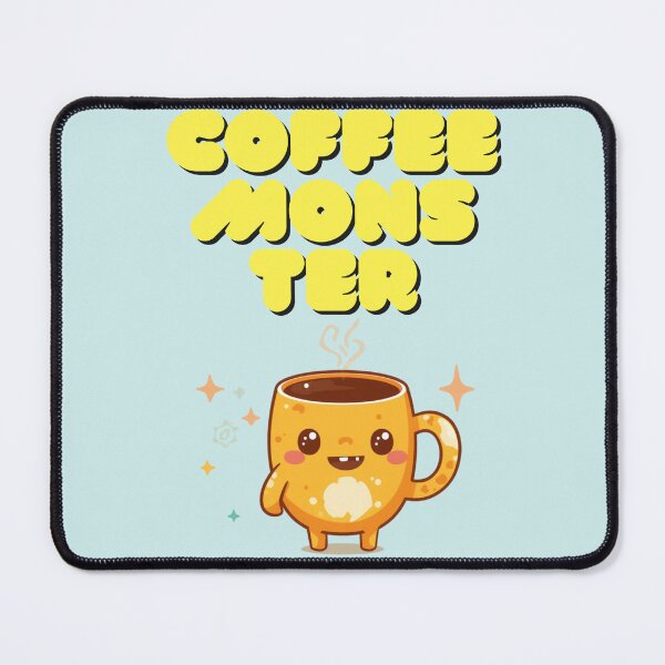 Item preview, monster holding a coffee cup with "Need Coffee" text. designed and sold by TanmayCreates01.