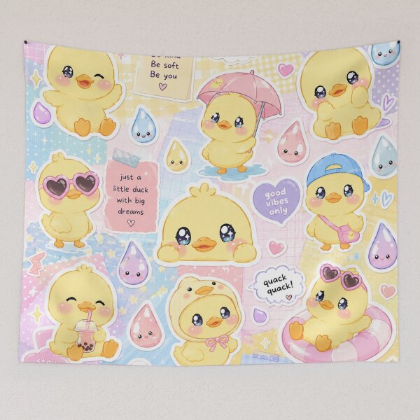 Item preview, Kawaii Cute Duckling Collection designed and sold by EsenciaZen.