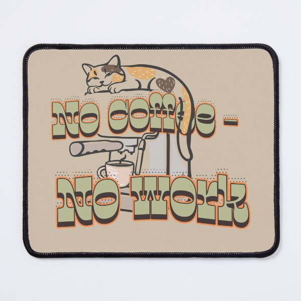 Item preview, Coffee First, Then Work Cat designed and sold by Nataly65.