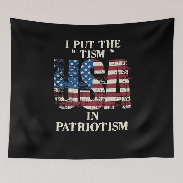 Item preview, I Put The Tism in Patriotism Athletic Eagle designed and sold by TheEndDesign.